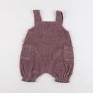Poudre Organic - salopette violet - 1/3 mois