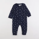 H&M - combinaison bleu - 6/9 mois