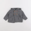 Zara - veste gris - 6/9 mois