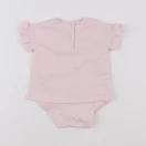 Vertbaudet - body tee-shirt rose - 3 mois