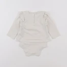 Vertbaudet - body tee-shirt beige - 6 mois