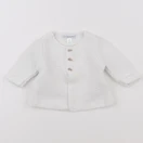 Vertbaudet - gilet blanc - 1 mois