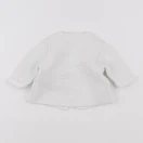Vertbaudet - gilet blanc - 1 mois