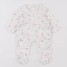 Vertbaudet - pyjama coton blanc - 0 mois