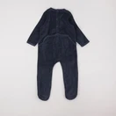 Vertbaudet - pyjama velours bleu - 2 ans