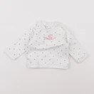 Vertbaudet - sweat blanc - 3 mois