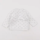 Vertbaudet - sweat blanc - 3 mois