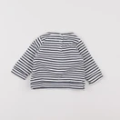 Vertbaudet - tee-shirt bleu - 3 mois