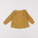 Vertbaudet - blouse jaune - 9 mois