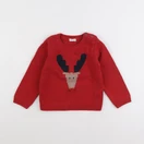 Vertbaudet - pull rouge - 36 mois