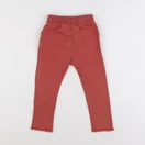 Vertbaudet - jogging rouge - 24 mois