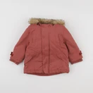 Vertbaudet - parka rouge - 18 mois