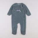 Vertbaudet - pyjama velours bleu - 18 mois