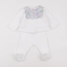 Jacadi - ensemble blanc - 12 mois