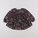 Vertbaudet - robe noir, rose - 2 ans
