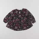 Vertbaudet - robe noir, rose - 2 ans