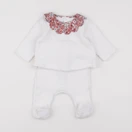 Jacadi - pyjama coton blanc - 6 mois