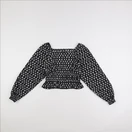 IKKS - blouse noir, blanc - 12 ans