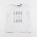 IKKS - tee-shirt blanc - 10 ans