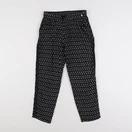 IKKS - pantalon noir, blanc - 10 ans