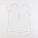 IKKS - tee-shirt blanc - 10 ans