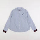 IKKS - chemise imprimé au dos blanc, bleu - 10/11 ans