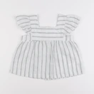 Gocco - blouse blanc, bleu - 4/5 ans
