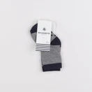 Petit Bateau - chaussettes bleu, blanc - 6/12 mois