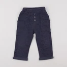 Vertbaudet - jogging doublé bleu - 2 ans