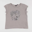 IKKS - tee-shirt taupe - 10 ans