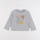 Vertbaudet - tee-shirt gris - 24 mois