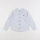 Petit Bateau - chemise bleu - 5 ans