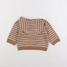 Vertbaudet - sweat marron - 12 mois