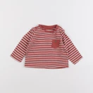 Vertbaudet - tee-shirt rouge - 3 mois