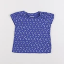 Vertbaudet - tee-shirt bleu - 6 mois