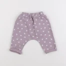 Vertbaudet - sarouel violet - 3 mois