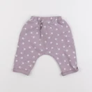 Vertbaudet - sarouel violet - 3 mois