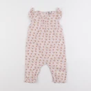 Vertbaudet - combinaison rose - 9 mois