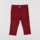 Tape à l'oeil - pantalon rouge - 9 mois