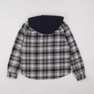 IKKS - chemise beige, bleu - 12 ans