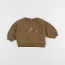 Vertbaudet - sweat vert - 6 mois