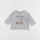 Vertbaudet - tee-shirt gris - 3 mois