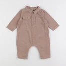 Vertbaudet - combinaison marron - 6 mois