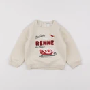 Vertbaudet - sweat beige - 2 ans
