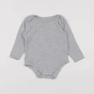 Vertbaudet - body gris - 18 mois