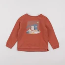 Vertbaudet - sweat orange - 4 ans