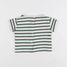 Vertbaudet - tee-shirt beige, vert - 1 mois