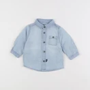 Vertbaudet - chemise bleu - 3 mois