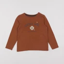 Vertbaudet - tee-shirt marron - 5 ans