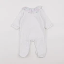 Jacadi - pyjama velours blanc - 1 mois